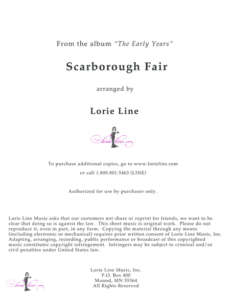 Scarborough Fair (arr. Lorie Line)