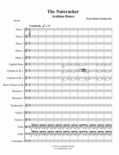 Arabian Dance from The Nutcracker for Full Orchestra (arr. Doug Clyde)