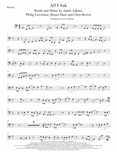 All I Ask (arr. Kevin Busse)