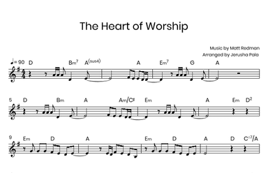 The Heart Of Worship (when The Music Fades) (arr. Jerusha Pala)
