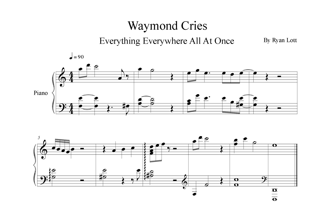 Waymond Cries (arr. Iván Díaz)