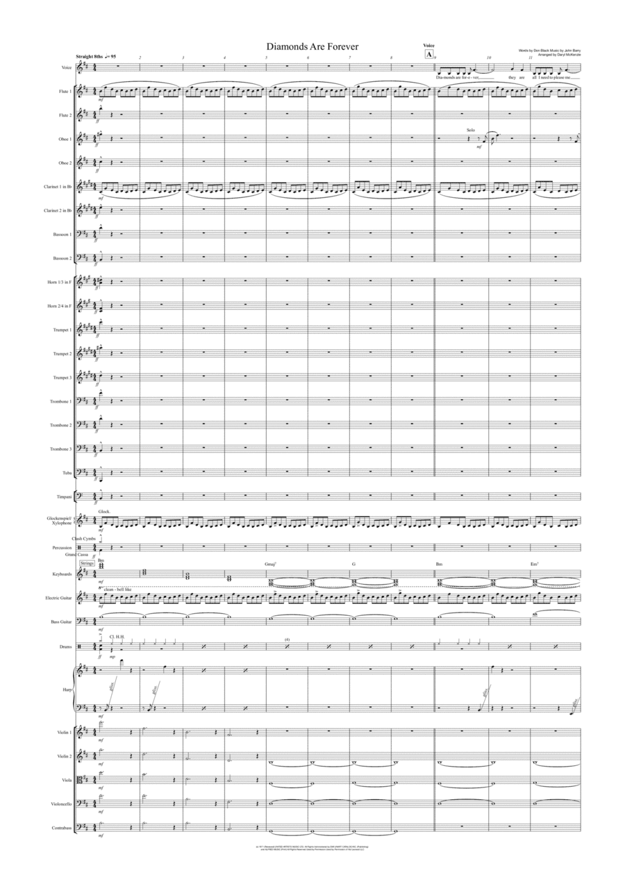 Diamonds Are Forever (arr. Daryl McKenzie)