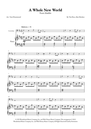 A Whole New World (arr. Tom Drummond)