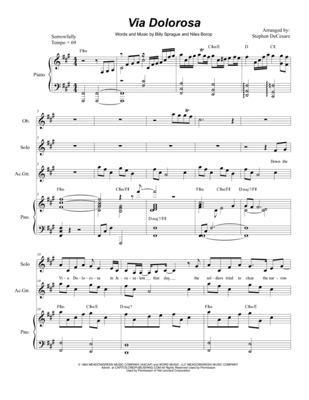 Via Dolorosa (arr. Stephen DeCesare)
