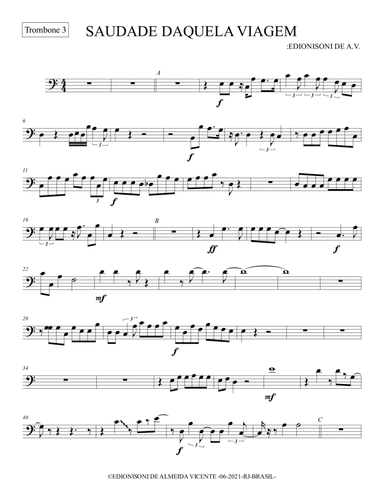 01-SAUDADE DAQUELA VIAGEM - Trombone 3