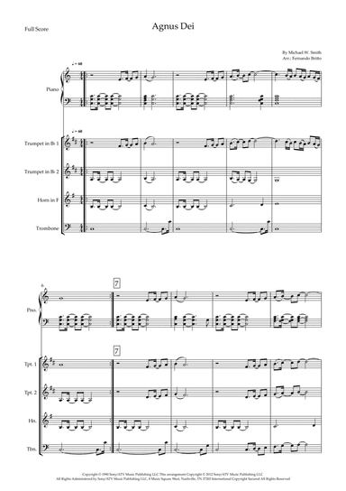 Agnus Dei (arr. Fernando Britto)