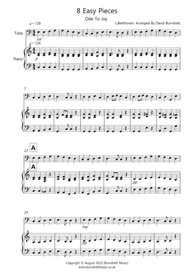 8 Pieces for Tuba and Piano (arr. D.Burndrett)