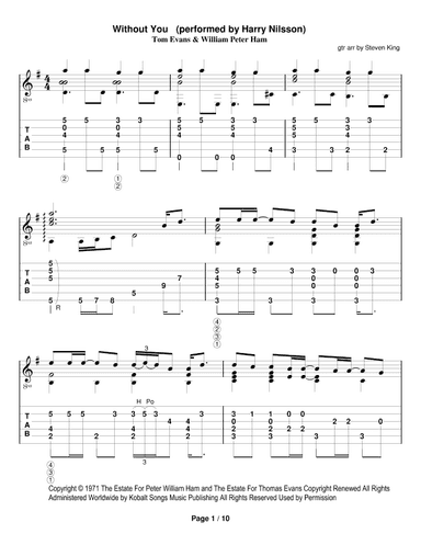 Without You (arr. Steven King)