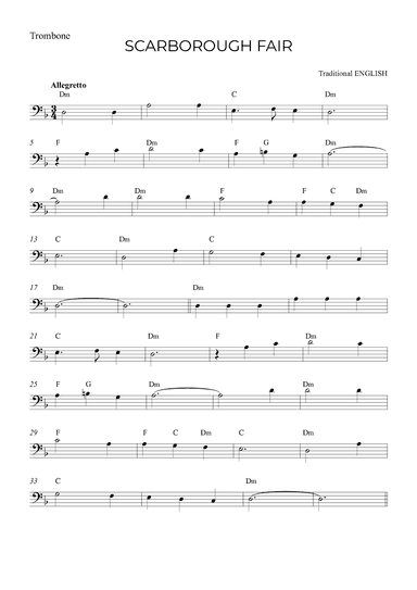 SCARBOROUGH FAIR (arr. Alex Nunes Rodrigues)