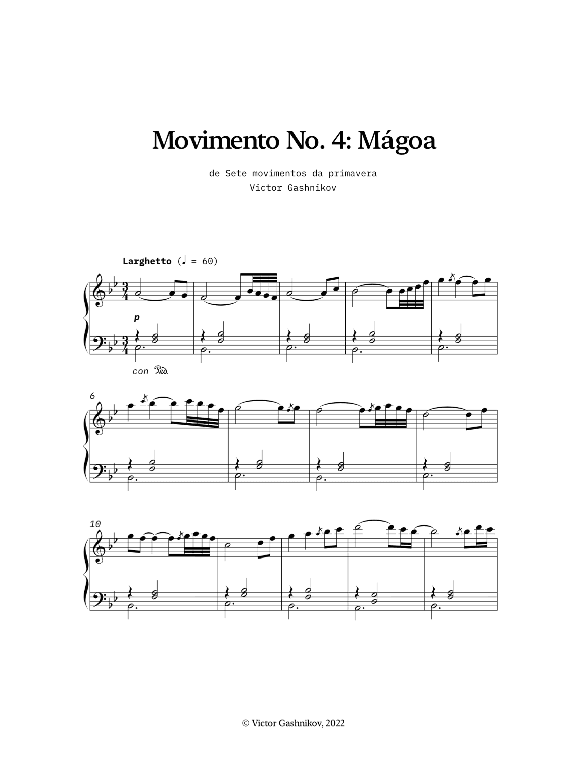 Movimento No. 4: M?á?goa