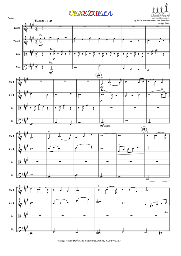 Venezuela (arr. Nonamé Música)