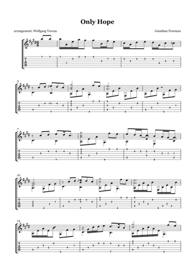 Only Hope (arr. Wolfgang Vrecun)