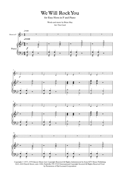 We Will Rock You (arr. Tim Curd.)