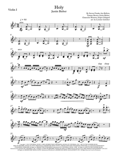 Holy (arr. Lorento Golofeev)
