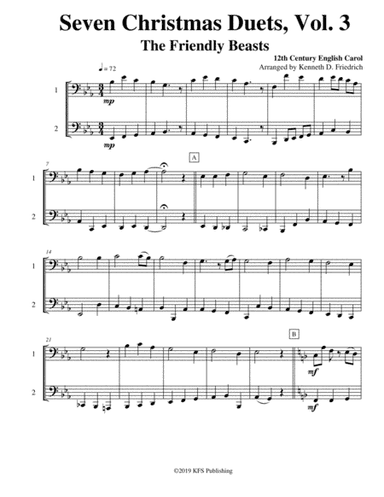 Seven Christmas Duets, Vol. 3 (arr. Kenneth D. Friedrich)