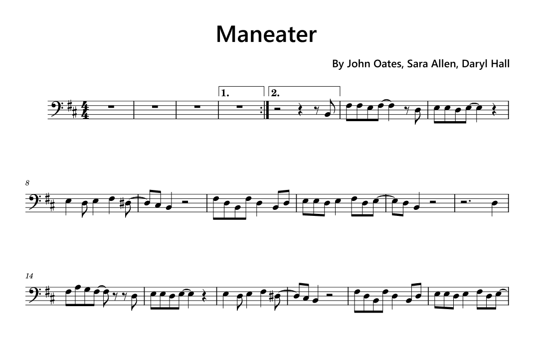 Maneater (arr. Funtom)