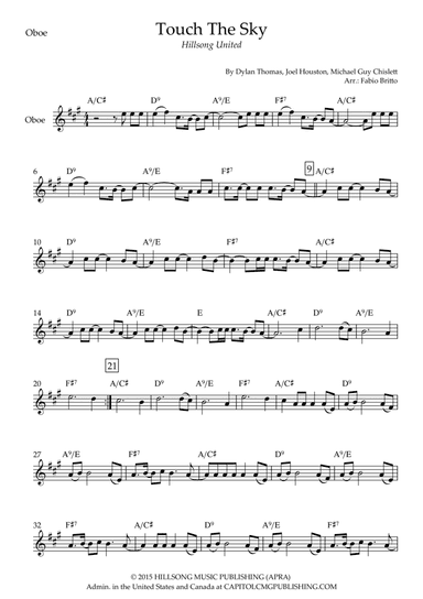 Touch The Sky (arr. Fabio Britto)