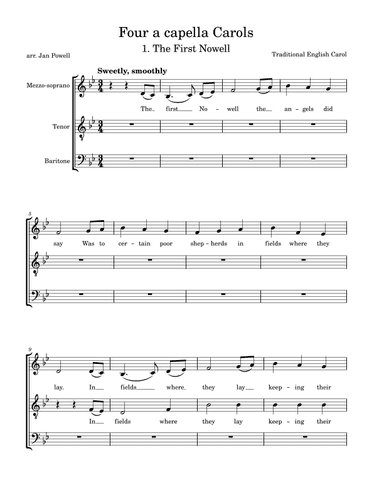 Four a Capella Carols (arr. Jan Powell)