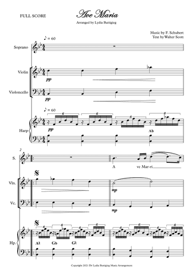 Ave Maria (arr. Dr Lydia Buttigieg)