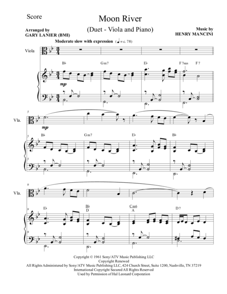 Moon River (arr. Gary Lanier)