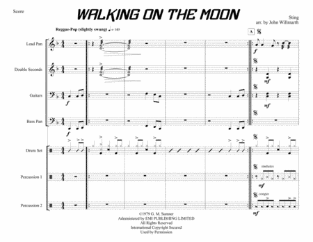 Walking On The Moon (arr. John Willmarth Music)