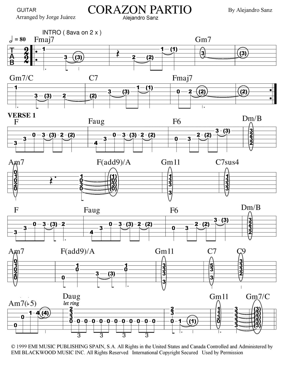 Corazon Partio (arr. Jorge Juárez)