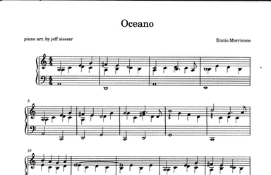 Oceano (arr. jeff siesser)