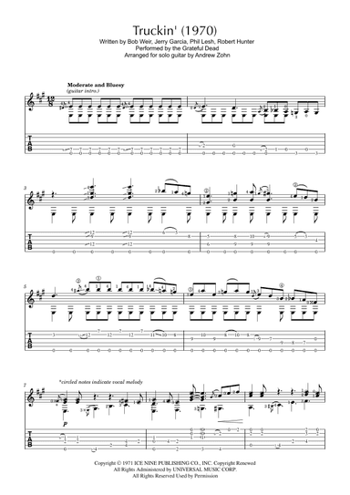 Truckin' (arr. Andrew Zohn)