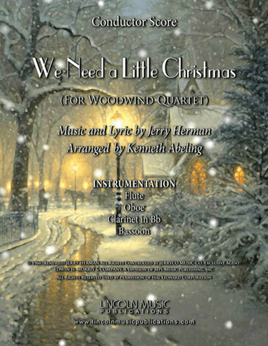 We Need A Little Christmas (arr. Kenneth Abeling)