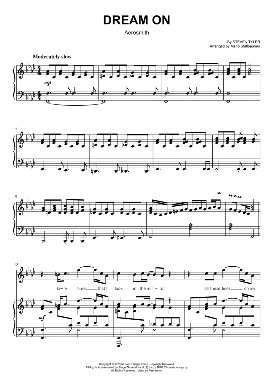 Dream On (arr. Mario Stallbaumer)