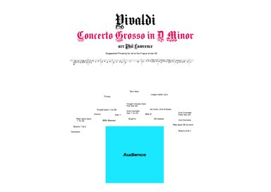 Vivaldi Concerto Grosso in D Minor (2 movements). (arr. Phil Lawrence)