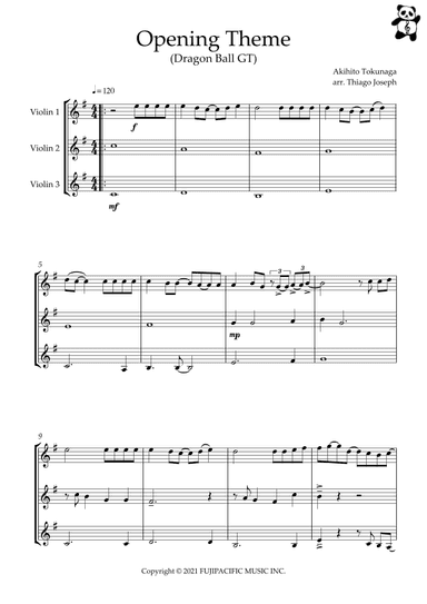 Dragon Ball Gt (arr. Thiago Joseph)
