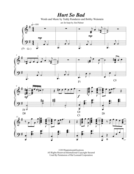 Hurt So Bad (arr. Jim Palmer)