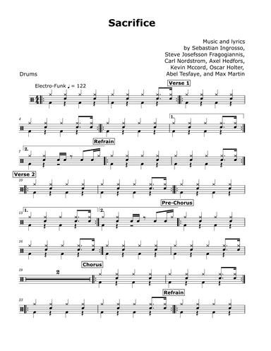 Sacrifice (arr. David Lartey)
