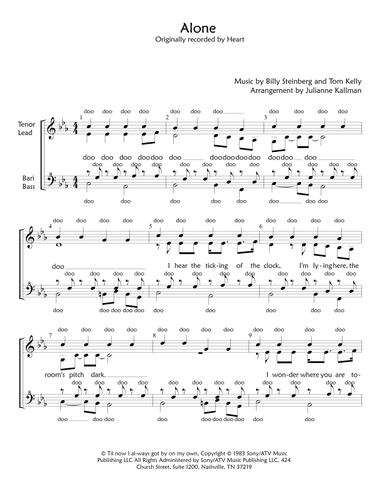 Alone (arr. Julianne Kallman)