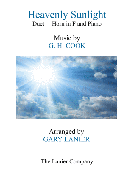 HEAVENLY SUNLIGHT (Duet - Horn in F & Piano with Score/Part) (arr. Gary Lanier)