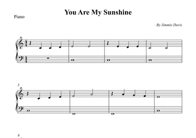 You Are My Sunshine (arr. Wesley S. SIlva)