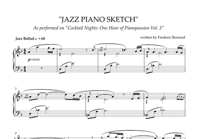 Jazz Piano Sketch