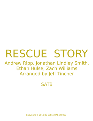Rescue Story (arr. Jeff Tincher)
