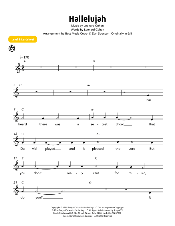 Hallelujah (arr. Best Music Coach)