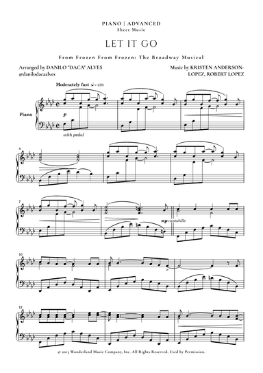 Let It Go (arr. Danilo "Daca" Alves)