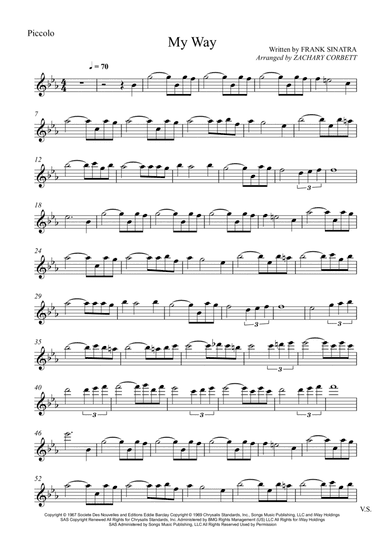 My Way (arr. Zachary Corbett)