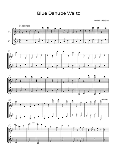 Blue Danube Waltz (arr. Alex Nunes Rodrigues)