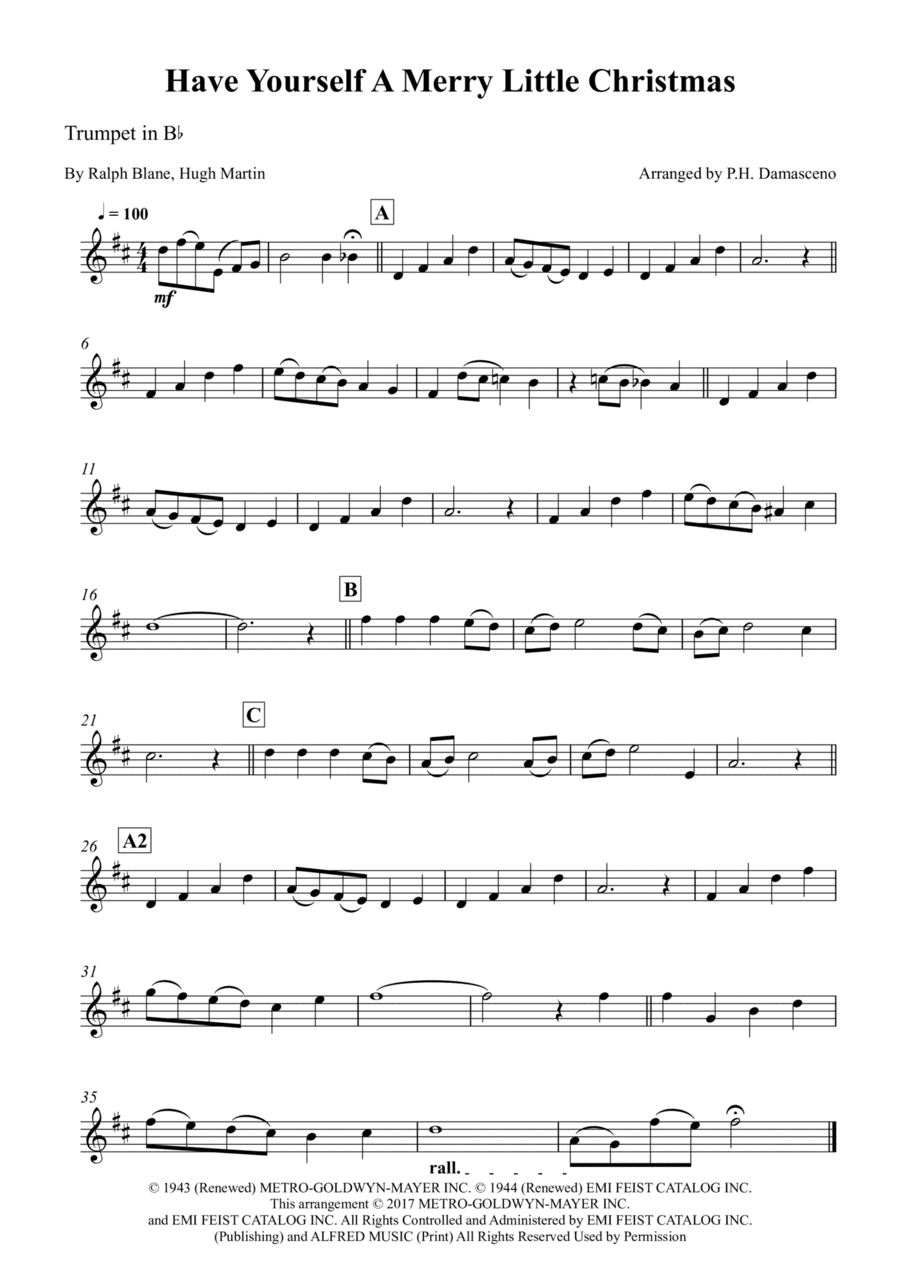 Have Yourself A Merry Little Christmas (arr. P.H. Damasceno)