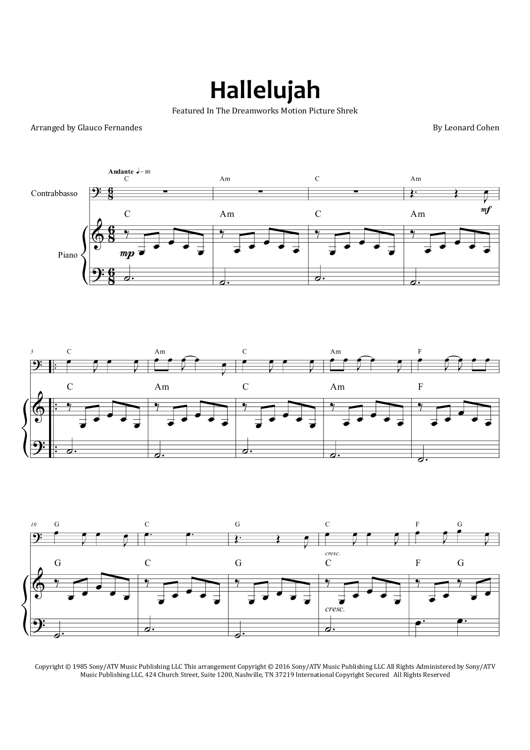 Hallelujah (arr. Glauco Fernandes)