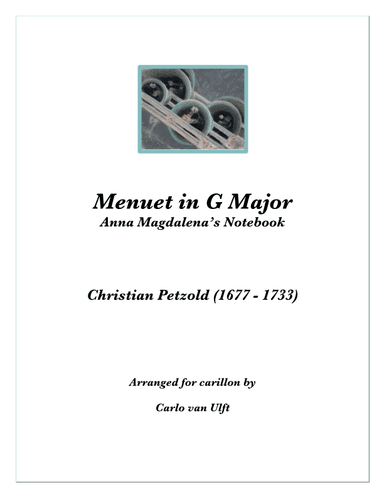 Menuet in G Major (Anna Magdalena Bach's Notebook) (arr. Carlo van Ulft)