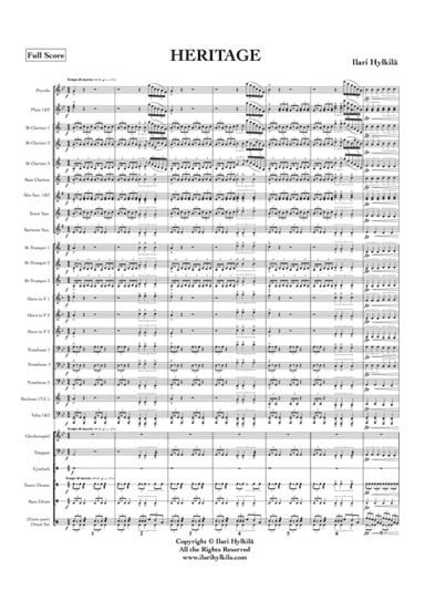Heritage for marching band