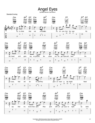 Angel Eyes (arr. Philip Jackson)