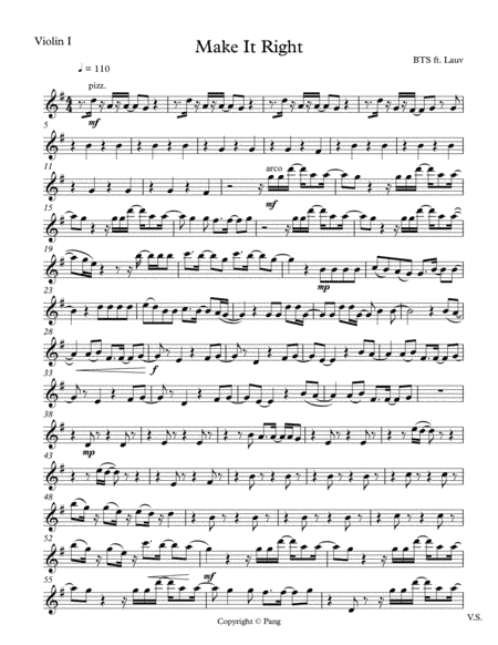 Make It Right (arr. Amanda Pang)