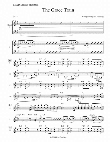 The Grace Train (Lead Sheet & Additional Instruments)